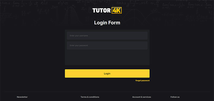 Tutor4K Password